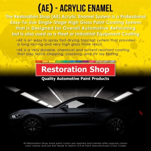 Indigo Blue Metallic Acrylic Enamel Auto Paint - Complete Gallon Paint Kit - Professional Single Stage Automotive Car Coating, 8:1 Mix Ratio 2.8 VOC Fashion - Image 3