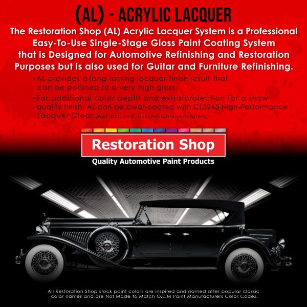Sterling Silver Metallic - Acrylic Lacquer Auto Paint - Complete Gallon Paint Kit with Slow Dry Thinner - Pro Automotive Car Truck Refinish Coating Hot on Sale - Image 3