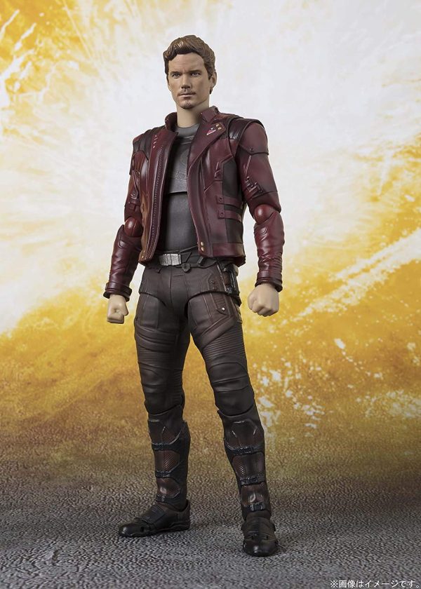 Bandai Spirits SH Figuarts Avengers Star-Lord 155mm PVC ABS Figure Hot on Sale - Image 2