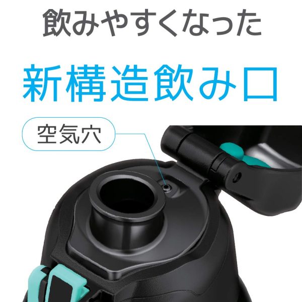 Thermos 1.0L Vacuum Insulated Water Bottle FHT-1000F Dot Black Sports Variant Online now - Image 3