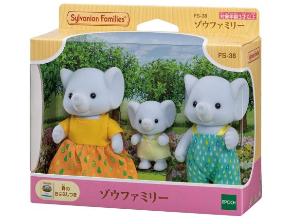 Epoch Sylvanian Families Elephant Family Toy Dollhouse FS-38 for Ages 3+ on Sale - Image 2